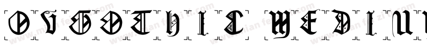 OVGothic Medium字体转换